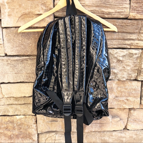 JEREMY SCOTT Faux-Crocodile Hardware Stud Backpack - Picture 4 of 4